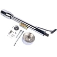 thumbnail image 4 of GELUOXI 28" Tilt Steering Column GM Pickup Chrome Floor Shift w/ Key w/ 9 Bolt Adapter, 4 of 15