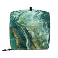 thumbnail image 3 of FOR U DESIGNS Green Gold Marble Kitchen Aid Mixer Cover Washable Kitchen Aid Covers for Stand Mixer with Pocket and Organizer Bag Dust Cover for Stand Mixer or Coffee Maker - S, 3 of 8
