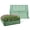 Green, variant on BPS Raised Garden Bed Set, 4x4x1 FT Metal Bottomless Flower Bed with PE Cover for Outdoor Planting, White
