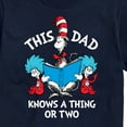 thumbnail image 3 of Cat in the Hat - This Dad Knows A Thing Or Two - Father's Day - Men's Short Sleeve Graphic T-Shirt, 3 of 5