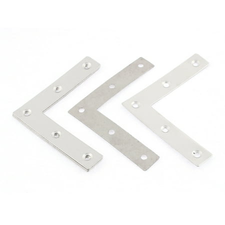 

Uxcell 5 Piece 80 x 80mm Stainless Steel L Shaped Fixing Repair Angle Brackets High-Gloss