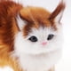 thumbnail image 3 of Lovely Simulation Animal Cat Doll Car Home Decor Toy Photo Prop de Navidad marrón, 3 of 9