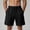 (Casual 155)Black, variant on Mens Big & Tall Shorts Fashion Breeches Casual Summer Outer Wear Loose Large Sports Short Pants Plus Size