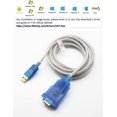 thumbnail image 4 of GHSDFBB 10 Feet USB to DB9 Male Serial Adapter Cable with FTDI Chipset USB to RS232 Port Converter Compatible with Windows 11 10 8 7 Mac Linux, 4 of 7