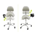 thumbnail image 4 of SKINACT Brava Esthetician Saddle Stool (Taupe), 4 of 6
