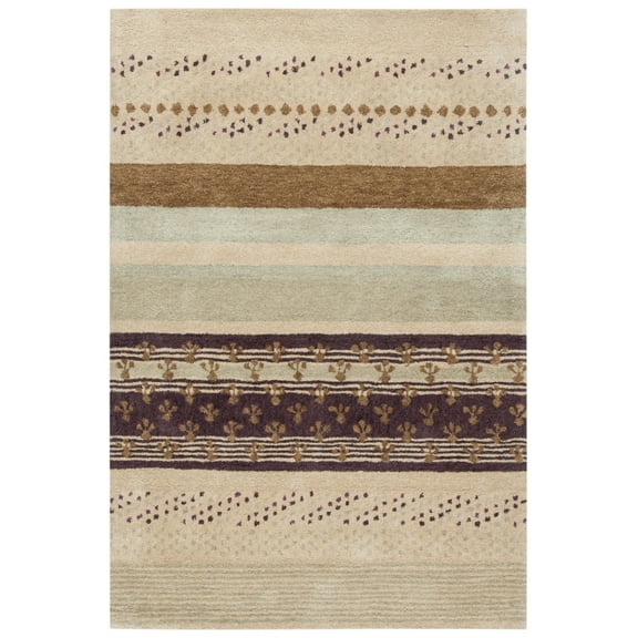 SAFAVIEH Wyndham Willis Striped Area Rug, Ivory/Multi, 4' x 6'