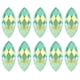 thumbnail image 2 of Diy 500 Uds AB Ojo De Caballo Diamantes De Imitación Parte Posterior Plana Color Verde Claro Cristal 7x15mm, 2 of 7