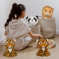 thumbnail image 3 of Leopardo De Peluche La Merced Bebé Ojitos Brillosos Felpa Suave, 3 of 4