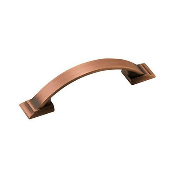 Amerock 1902324 Candler 3 in (76 mm) Center-to-Center Brushed Copper Cabinet Pull - 10 Pack