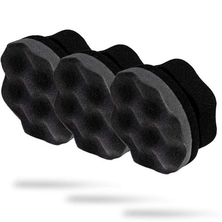 Adam's Polishes Pro Tire Hex Grip Applicator (3 Tire Shine Car Detailing Foam Sponge Tool|Car Cleaning Supplies After Car Wash Tire Cleaner | for Vinyl Rubber & Trim Accessories-Wheel Cleaner C40