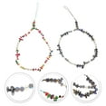 thumbnail image 2 of 2pcs Gravel and Pearl Beaded Hanging Rope Phone Rope Phone Decoration Rope Phone Decor, 2 of 8