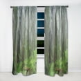 thumbnail image 2 of DESIGN ART Designart 'Hoh Rain Forest' Landscape Photography Curtain Single Panel 52 in. wide x 90 in. high - 1 Panel 90 Inches, 2 of 5