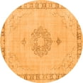 thumbnail image 1 of Ahgly Company Indoor Round Persian Orange Traditional Area Rugs, 5' Round, 1 of 1