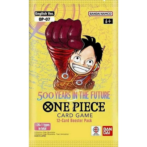 Bandai One Piece Trading Cards - 500 Years in the Future OP-07 Booster Pack [12 Cards]