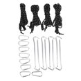 thumbnail image 4 of Tent Stakes, Multifunction Tent Wind Rope Set Aluminum Alloy  For Adventure, 4 of 8