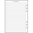 thumbnail image 2 of Inserto planificador diario A5 Handy Forms para cuadernos 6 anillos Filofax LV (GM) Kikki K TMI 5.83' x 8.27', 2 of 3