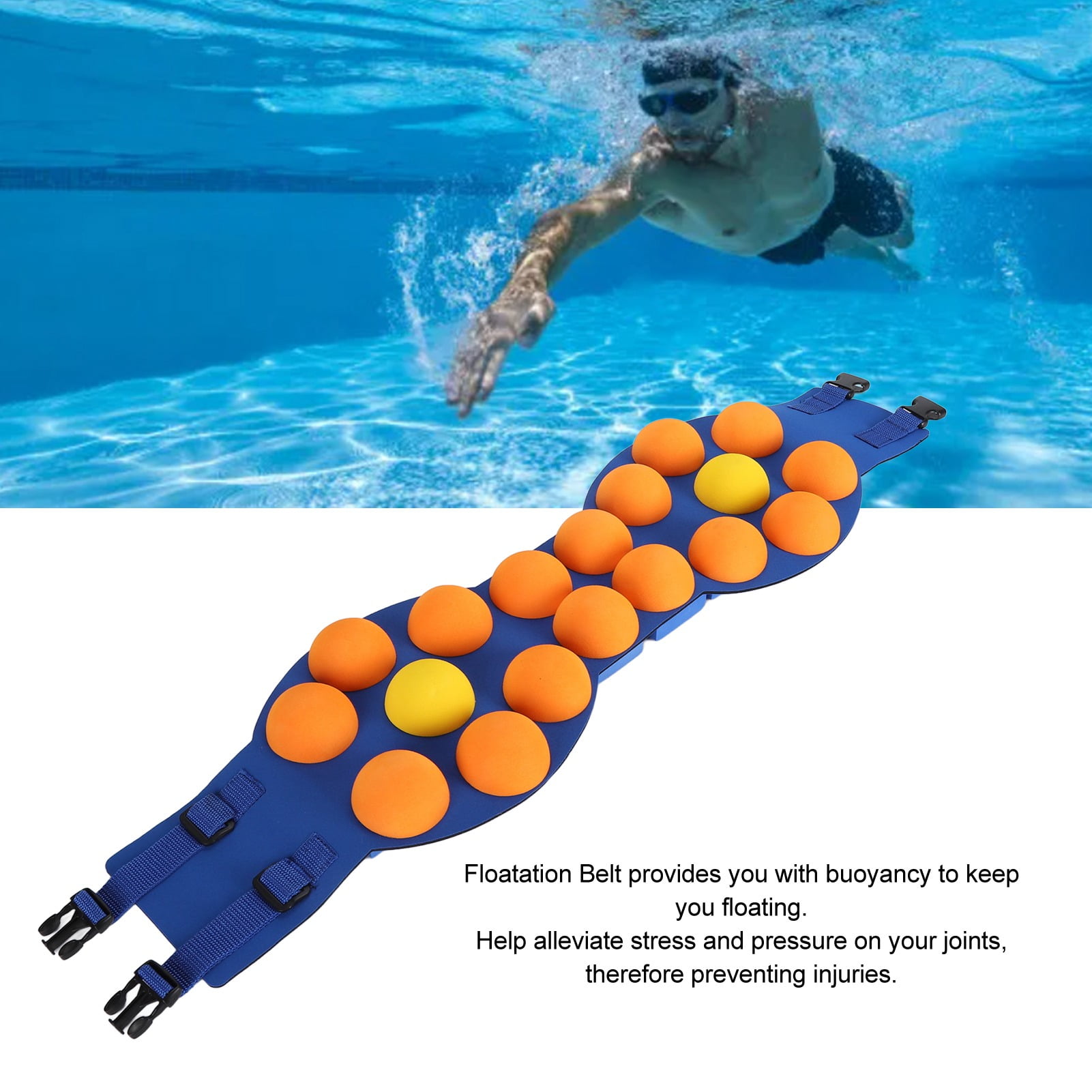 Ceinture Flottante Ceinture d Exercice a Faible Impact pour l Entrainement en Piscine Facile d Apprentissage Equipement d Entrainement de Natation Walmart