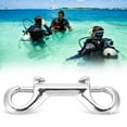 thumbnail image 3 of LYUMO Silver Durable Stainless Steel Double Ended Clip Hook Bolt Snap Scuba Diving Buckle, Diving Clip, Double Ended Snap, 3 of 8