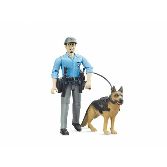 bworld Policeman with dog Bruder Toys Juguetes/Modelismo/Autos a Escala