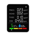 thumbnail image 1 of 6 In 1 Air Quality Monitors Multifunctional Digital Temperature Humidity Tester Carbon Dioxide TVOC HCHO Detector, 1 of 5