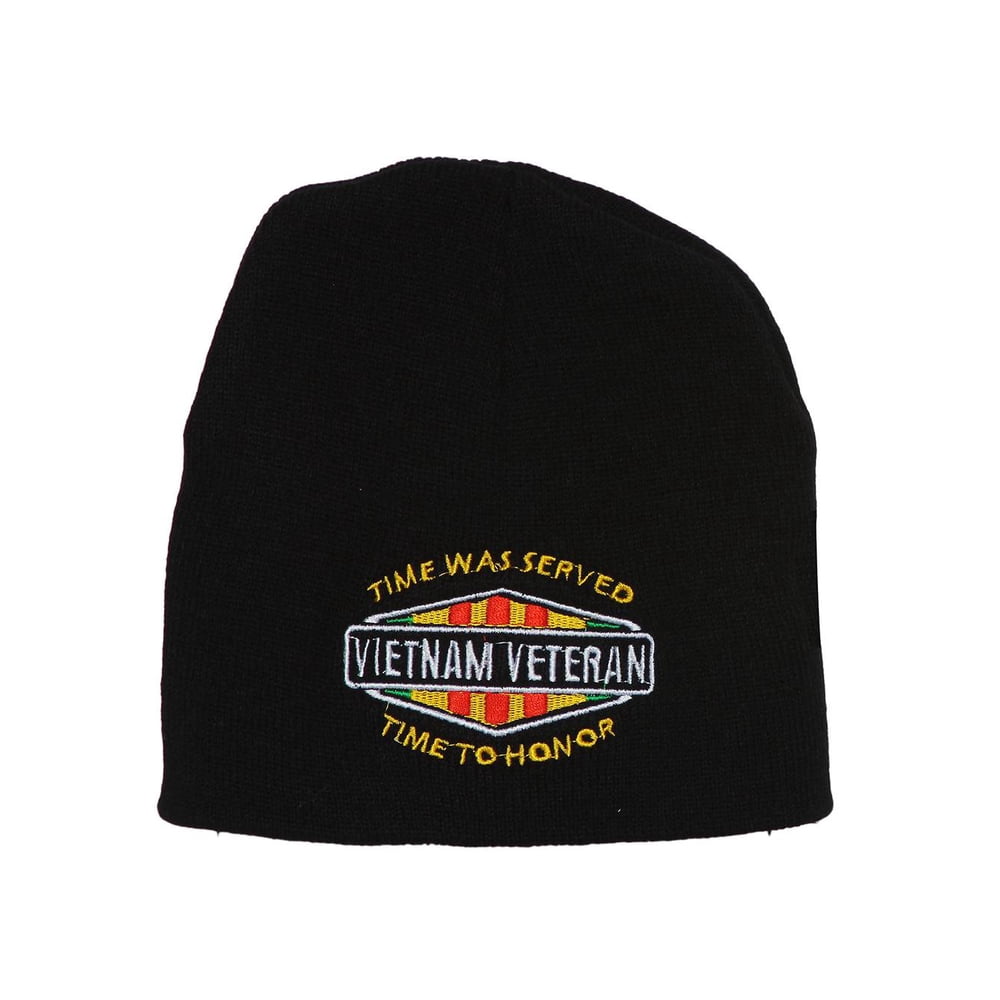 Berretto Invernale US Military Veteran Vietnam, Nero, Taglia Unica, AceZone