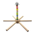 thumbnail image 1 of Colorful Parrot Windmill Interactive Bird Enrichment Toy with Rotating Mechanism for Mental Stimulation and DIY Assembly to Inspire Natural Foraging and Activity, 1 of 7