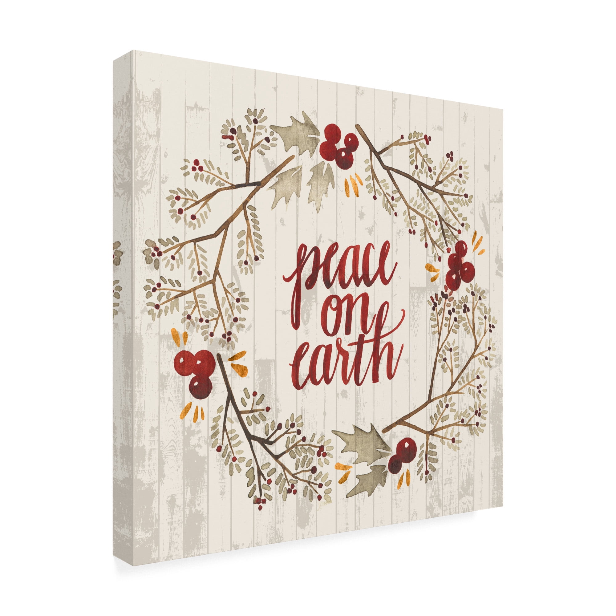 Trademark Fine Art 'Rustic Christmas V' Canvas Art by Grace Popp