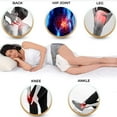 thumbnail image 3 of Almohada ortopédica para rodillas de dióxido, cojín ergonómico para piernas para caderas, espalda, piernas, rodillas, opción ideal para personas que duermen de lado, 3 of 5