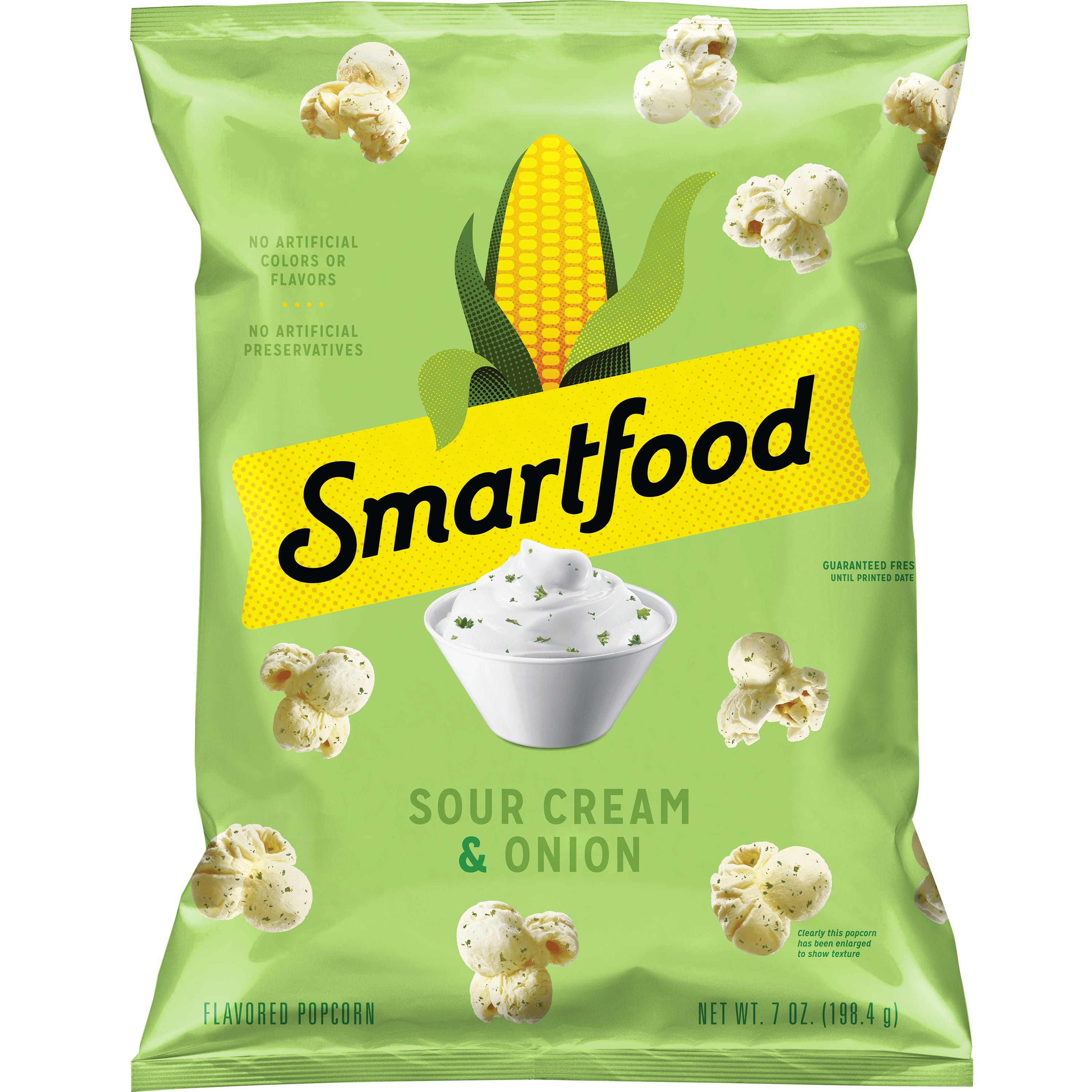 Smartfood, Sour Cream & Onion Flavored Popcorn, 7 oz Bag