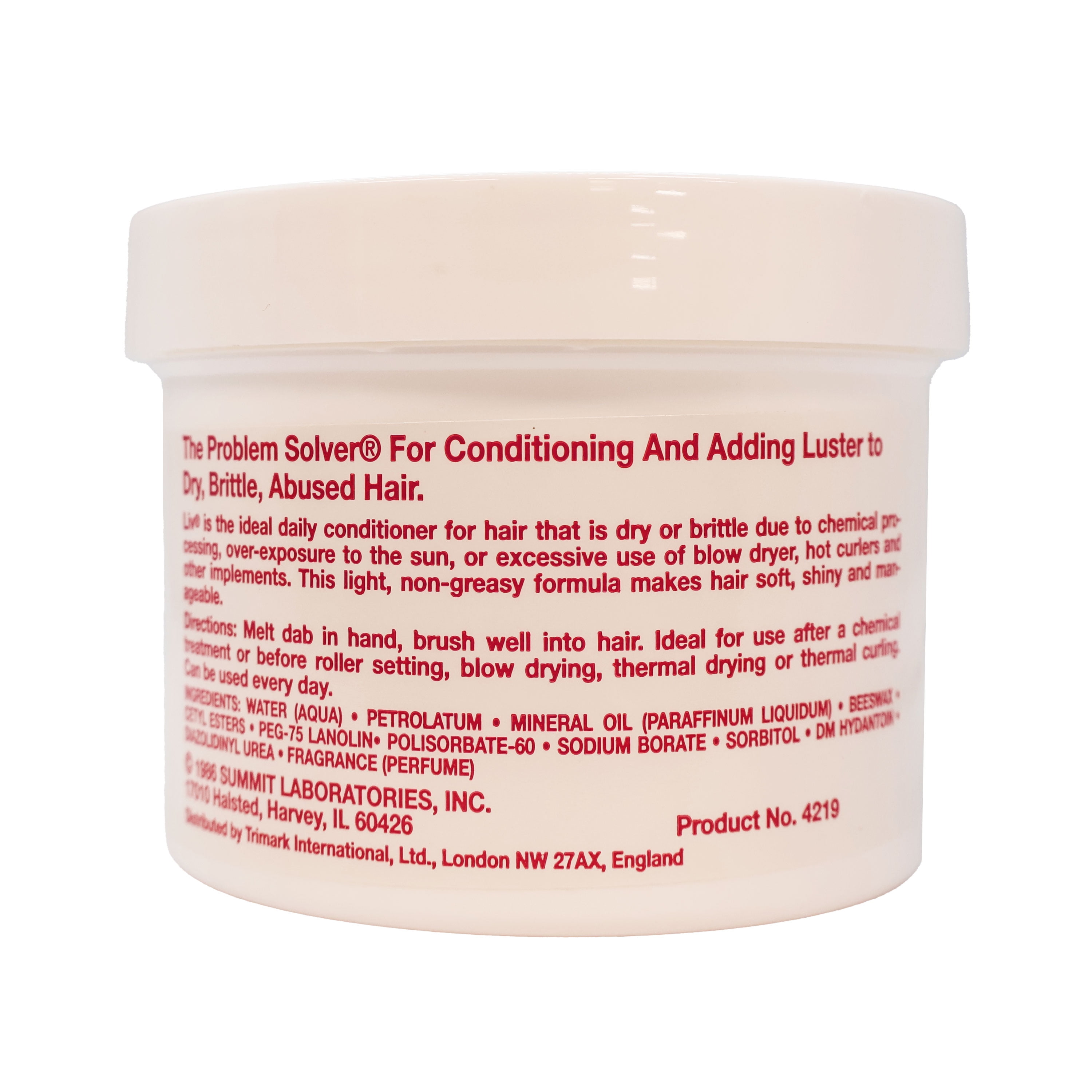 Summit Liv Creme Hair Dressing and Conditioner, 8 Oz - The Problem Solver  for Dry, Brittle Hair - Walmart.com