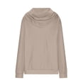thumbnail image 4 of Womens Lightweight Active Long Sleeve Hoodies Casual Zip Up Sweatshirts Relaxed Fit Fall Jackets Coat with Pockets, 4 of 6
