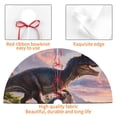 thumbnail image 4 of Yiaed Sunset Cliff Dinosaur Print Christmas Tree Skirt , Tree SkirtsTree Mat for Christmas Winter Holiday Indoor Decorations-36", 4 of 7