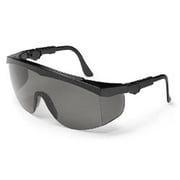 TK112 Tomahawk Safety Glasses, Black Frame, Grey Lens