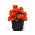 thumbnail image 2 of KGJQ Simulated Small Potted Plant, Maintenance-Free, Realistic Autumn Leaves Mini Fake Plant, for Bookshelf Desktop Decor, 2 of 8