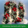 thumbnail image 3 of Guirnalda Navideña Luces 2,7m Con Luces Led Flores Para Escaleras, 3 of 5
