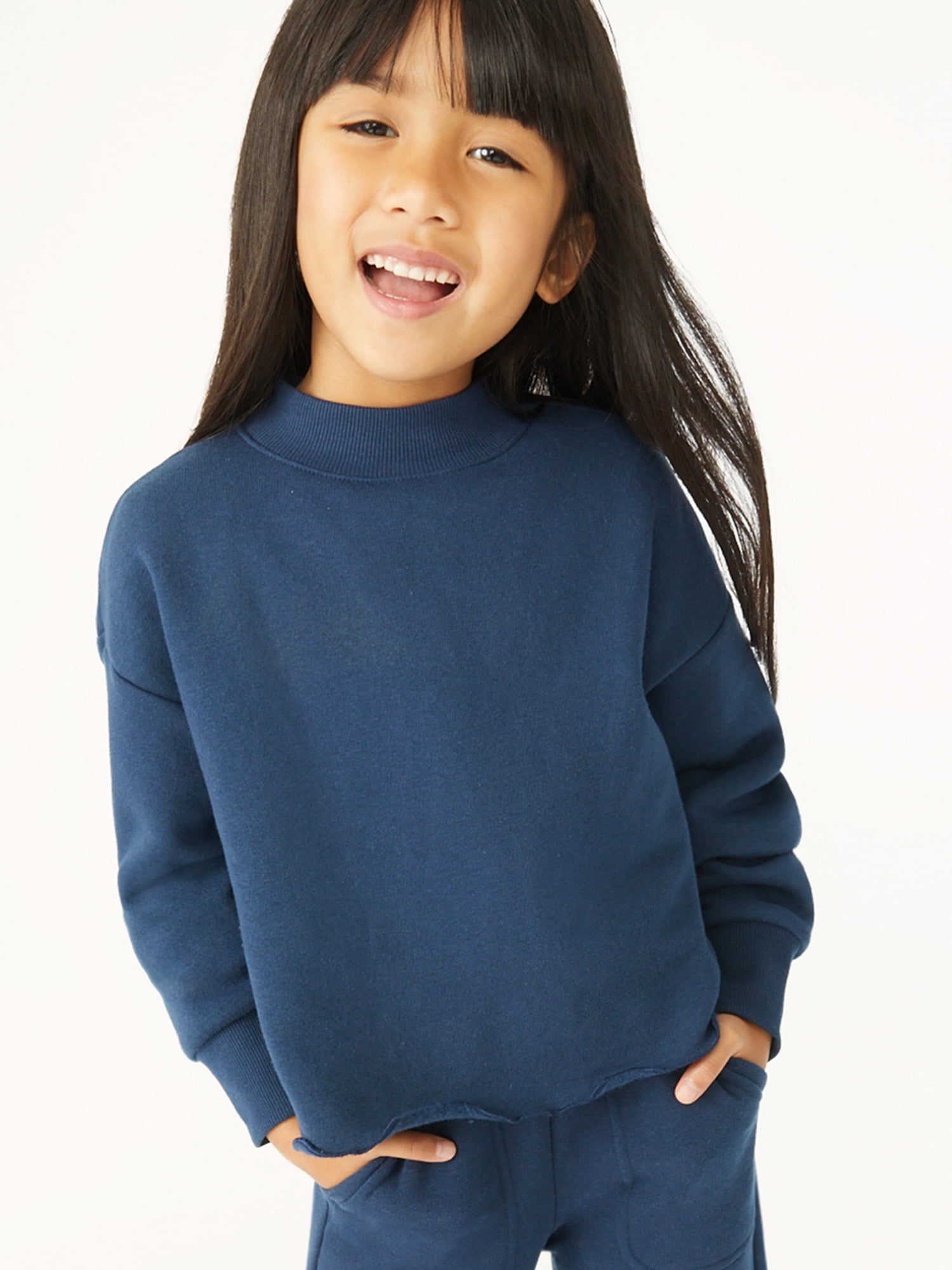 Free Assembly Girls Mock Neck Fleece 
