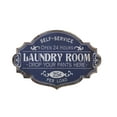 thumbnail image 5 of Creative Co-Op Metal Laundry Room Wall Sign with Distressed Finish, Blue, 5 of 10
