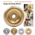 thumbnail image 2 of 4 Inch Wood Carving Disc for Angle Grinder with 5/8-inch Arbor Wood Shaping Disc Angle, 2 of 7