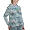 thumbnail image 2 of Yiaed enchanted winter snowflake holly Print Womens Casual Hoodies Crew Neck Long Sleeve Sweatshirts With Pocket Pullover Tops Women's Hooded Sweatshirt-Medium, 2 of 5