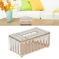 thumbnail image 4 of Tissues Box, Multi Purpose Gold Plating Process Exquisite Exterior Fine Workmanship Tissue Holder Stainless Steel For Dresser For Office Table For Table ANGGREK Otros, 4 of 8