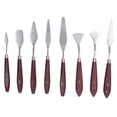 thumbnail image 3 of Painting Knife Set, Elasticity Thin Blade Comfortable Grip 8 Pcs Painting Mixing Scraper  For Paint, 3 of 8