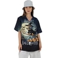 thumbnail image 4 of Happy Halloween Chinese Shar-Pei Witch Pumpkins Bats Hawaiian Shirt Breathable Summer Unisex Merch Dog Lover - 13012, 4 of 6