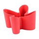 thumbnail image 3 of Organizador de escritorio, caja de almacenamiento, soporte para bolígrafos, soporte para control remoto, almacenamiento de papelería Rojo, 3 of 9