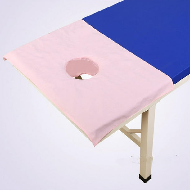 Massage Table Sheet with Face Hole Massage Bed Coverlet for Beauty Salon SPA Pink Walmart.ca