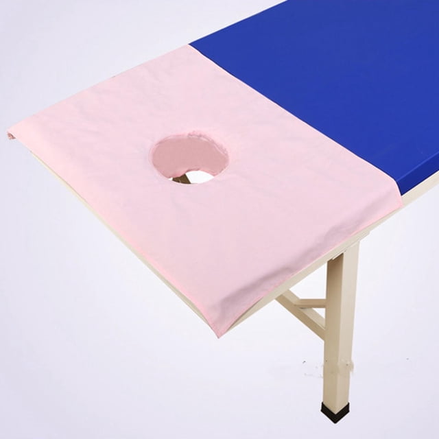 Hoja seccional Colcomx Rosado para camilla con orificio de respiración facial 60x40cm