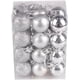 thumbnail image 1 of 24 adornos para árbol de Navidad, mini bolas navideñas de plástico irrompibles para fiestas, bodas y decoraciones colgantes., 1 of 7
