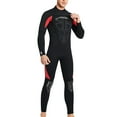 thumbnail image 3 of Greeniant Traje de buceo Traje de neopreno cálido Accesorio subacuático Ropa de surf para esnórquel Deportes acuáticos Hombre Rojo 3XL, 3 of 6