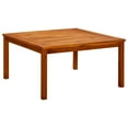 thumbnail image 1 of vidaXL Garden Coffee Table 85x85x45 cm Solid Acacia Wood, 1 of 5