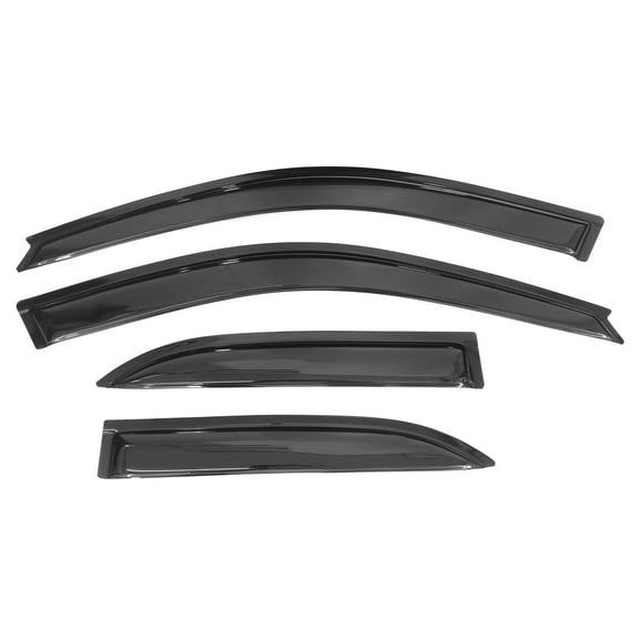 Ikon Motorsports Window Visor Compatible with 97-01 Toyota Camry XV20 Sedan Deflector Rain Guard 4Pc Set Outside Mount 1997 1998 1999 2000 2001