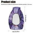 thumbnail image 7 of Renewold Universal ATV Seat Cover 25x10 Inch with Elastic Edge, Waterproof & Non-Slip Four Wheeler Seat Cover Fit for Honda Rancher 420, Polaris Sportsman 450, Marble Purple Gold, 7 of 7